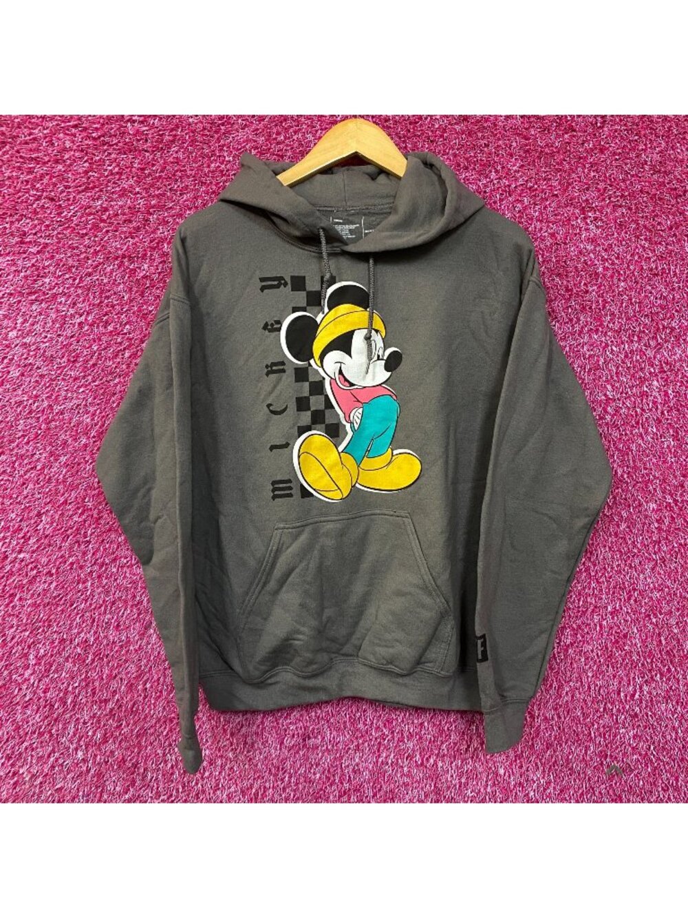 Neff x Disney Fisherman Mickey Mouse Cartoon Hoodie Medium